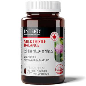 인테로 밀크씨슬 1개 실리마린 비타민B 포함 건강기능식품