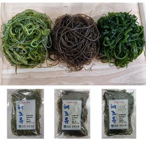 [무염]해조류 200g  [특]상품  고의 반찬 꼬들한 식감 미역줄기 꼬시래기 채다시마