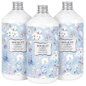 부케가르니 섬유유연제 딥퍼퓸 1Lx3개 베이비파우더 본품 대용량