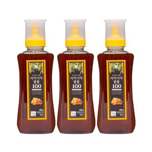 자연이준 아카시아 천연 벌꿀 500g (3통/7통)