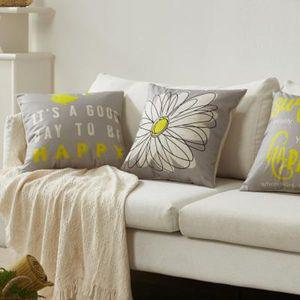 샤이닝홈 러프 소파 쿠션(솜포함) 45x45 해피데이즈