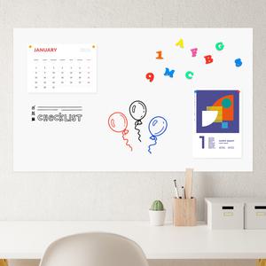 다슈 프리메모 접착식 화이트보드 시트(100X60CM) 게시판보드 사무실게시판