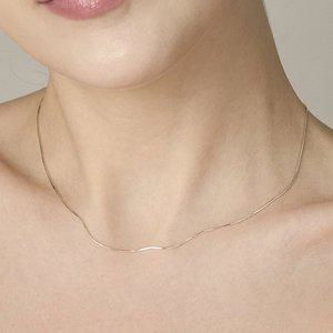 [미미제이] 925실버 실키 스네이크 체인 목걸이