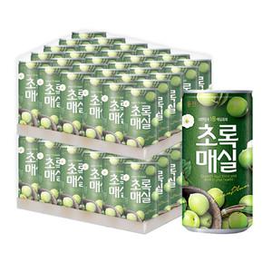 웅진 초록매실 180mlx30캔+30캔(총60캔) #안전박스포장