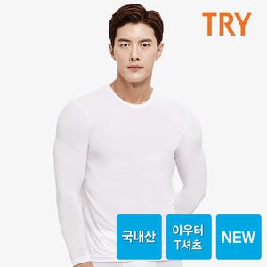 TRY 남성 아쿠아엑스 쿨액티브 냉감 긴팔 남자티셔츠