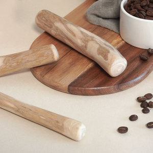 천연 강아지우드스틱 강아지이갈이장난감 커피토이