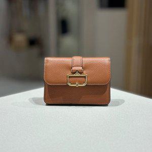 [닥스](강남점)DCHO4F552W2 브라운 D버클 장식 카드지갑