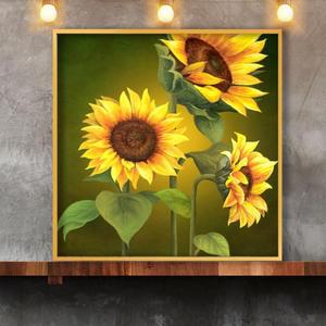 [RG8329Q8]해바라기그림액자 풍수그림 돈들어오는