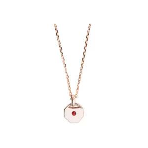 [티르리르] 쏠레일 루나 레드 스몰 목걸이 HNXBRP30624M-S