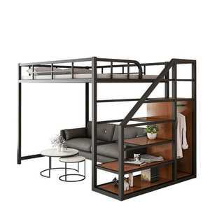 원룸 벙커침대 일체형 기숙사 좁은공간침대 복층 수납