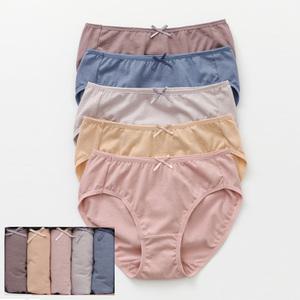 제임스딘 여성 데일리팬티 면스판 미디 삼각 요일 팬티 5매 세트