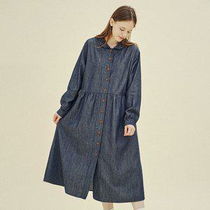 [치키타](센텀시티점)셔츠 원피스 (데님텐셀) 인디고 243201DID