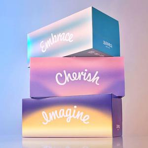 크리넥스 컬러 무드업 미용티슈 2겹, 164매, 12입, 1개