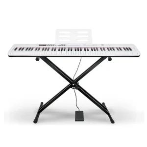 88건반 교습용 디지털 피아노 안젤리아 화이트 + 악보대 + 서스테인페달 + 쌍열스탠드
