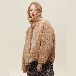 [써스데이아일랜드][Thursday Island] 양모 블랜딩 무스탕(T228MLT237W)