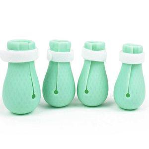 [기타]애견패션용품 고양이 실리콘 양말 발커버 신발 털깍기 셀프