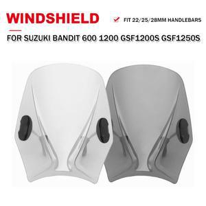 윈드스크린 오토바이 앞 유리 범용 스즈키 SFV650 GSX-R1000 산적 600 1200S GSF 디플렉터 프로텍터