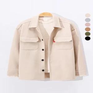 [후앙스]오버핏 빅포켓 울라이크 모직 자켓 SBJK2032