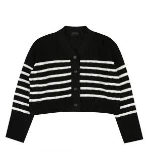 [코데즈컴바인](광주신세계) 스트라이프 버튼 가디건 (CJC-CD004W9)