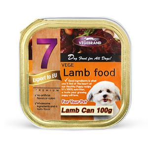 베게 강아지통조림 강아지캔 애견 습식 간식 양고기 100g