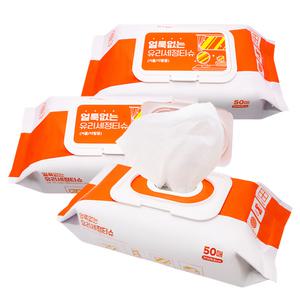 아이프리 자동차 유리세정제 차량 세차티슈 50매 3팩