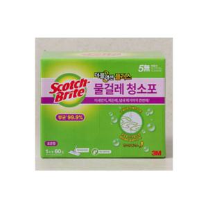 3M 스카치브라이트 물걸레 청소포 60매 표준형