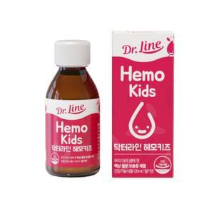 [닥터라인] 닥터라인 헤모키즈 맛있는 딸기맛 유아철분제 120ml 1개 /sj