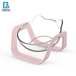 강아지밥그릇 애견식수 강아지볼사료 애견식기 핑크 (WF8E82E)