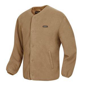 보아털 안감 노카라 후리스 자켓 집업 점퍼