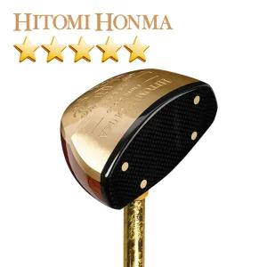 (협회 공인인증)히토미 혼마 25년형 PRIME GOLD 5스타 흑단목 헤드 파크골프채_CNC
