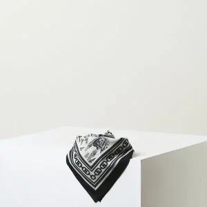 [헤지스](대구신세계)[25SS]화이트 프린트 면 손수건 HILG5E531N2