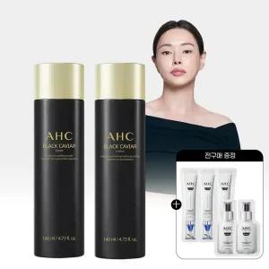 AHC 블랙캐비어 기초 토너 + 로션 2종세트 (교차선택 가능) +(GIFT) 전구매 샤쉐