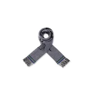 [폴스미스](본점)피에스 지브라 로고 프린트 멜란지 그레이 머플러 5734361107