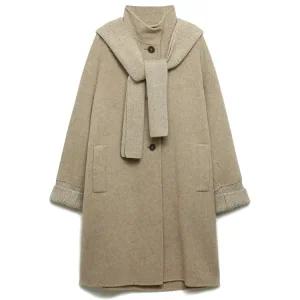 [롯데백화점]나이스클랍 니트 패치 코트 (N244MWCA47)