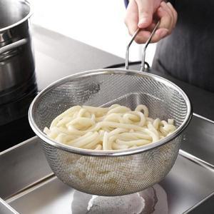 [바겐슈타이거] 스텐304 스트레이너 라운드 건지게 채반 채망 튀김 거름망