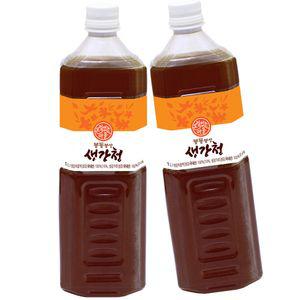 봉동봉상생강청 1LX2 생강차 생강즙 생강농축액 생강엑기스 봉동생강