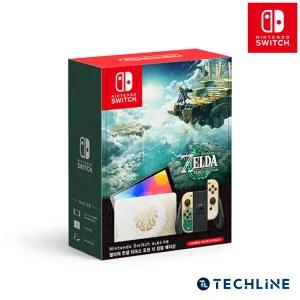 스위치 OLED 젤다의 전설 티어스 오브 더 킹덤 에디션