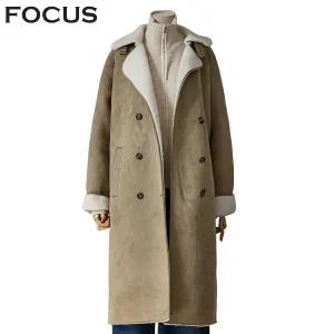 [롯데백화점]포커스 롱 무스탕 점퍼 (FW4K3CT3197)