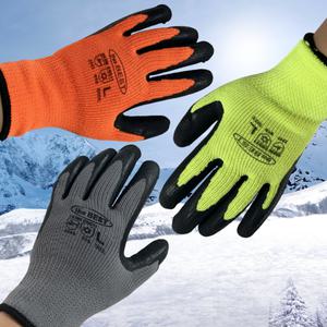 겨울작업장갑 10켤레 기모 라텍스 코팅