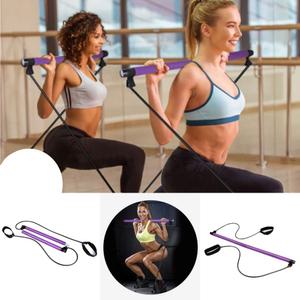 스쿼트 홈트레이닝 바 스트레칭 요가 밴드 집에서하는 근력운동 허벅지 허리 홈짐