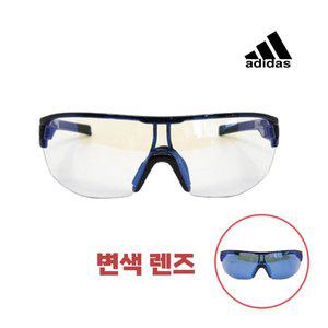 [아디다스]AD12-4500 조닉 에어로 미드컷 vario 블루변색 스포츠 선글라스 고글L사이즈