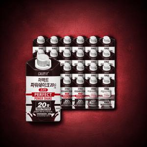 퍼펙트 파워쉐이크 헬스보충제 20G 초코맛 250ml 24개 프로틴 단백질