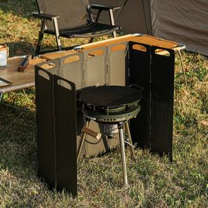 올지 캠핑 버너 바람막이 화로대 구이바다 그리들 가림막 접이식 캠핑용 60cm
