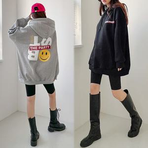 허밍퍼플 여성용 7587 BS 기모 마일드 후드 빅사이즈 따뜻한 겨울 신상 상의 두툼한 따뜻한 원단 여성의류