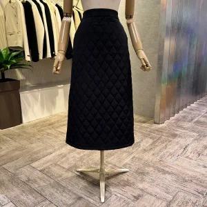 [대구백화점] [ab.f.z]백 밴딩 퀼팅 패딩 롱 스커트(AOZ1HS351)