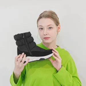 퍼 패딩 부츠 5.5cm