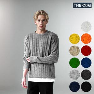 남녀공용 트위스트 꽈베기 라운드니트(STLT508)