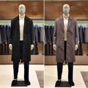 [NS홈쇼핑]킨록 F/W 세미오버핏 캐시미어 혼방 싱글 코트 2종 택1 (O1112)[34815750]