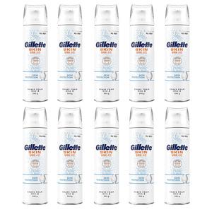 질레트 스킨텍 면도 저자극 쉐이빙폼 245g 10통