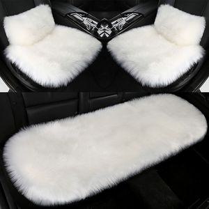 차량용 겨울방석 5종세트 양모 시트 보온 자동차 양털 좌석 쿠션